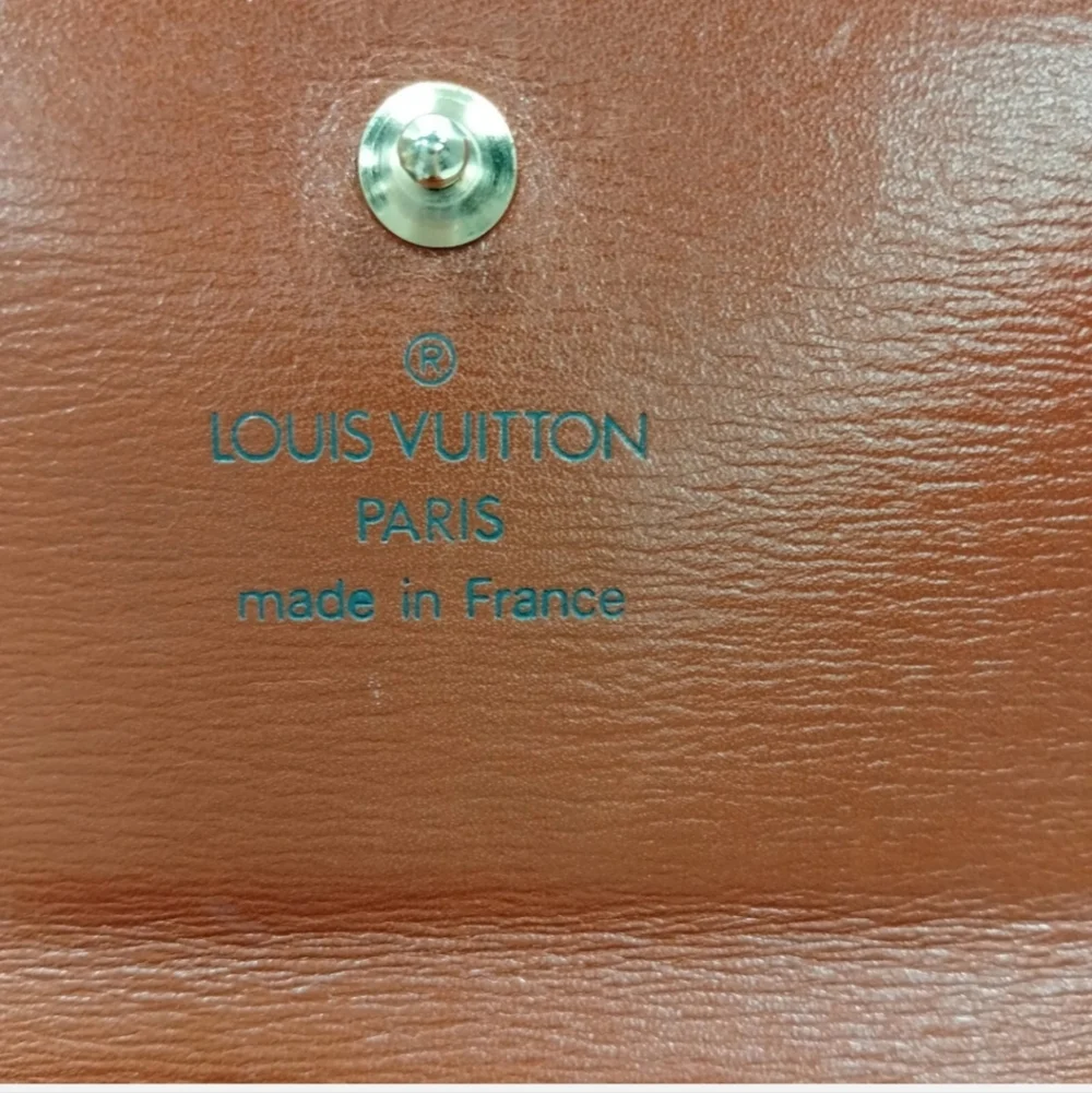 Louis Vuitton LV  Bi-fold Wallet  Portefeuille Elise Brown Epi